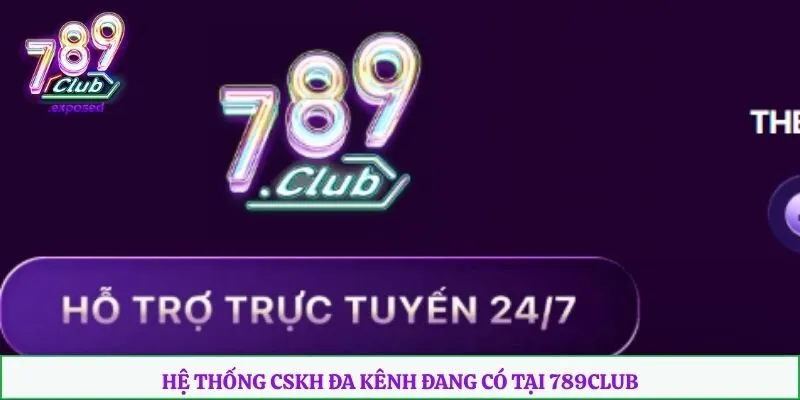 Hệ thống CSKH đa kênh đang có tại 789club