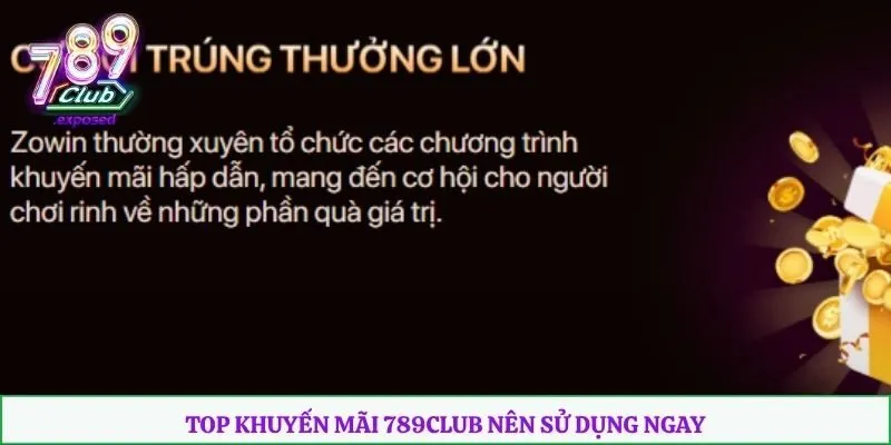 Top khuyến mãi 789club nên sử dụng ngay