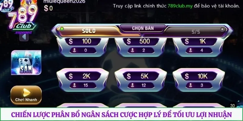 Chiến lược phân bổ ngân sách cược hợp lý để tối ưu lợi nhuận