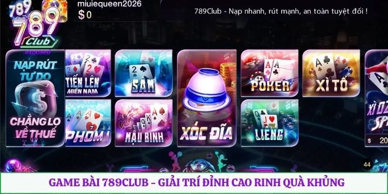 Game Bài 789club - Giải Trí Đỉnh Cao Rinh Quà Khủng